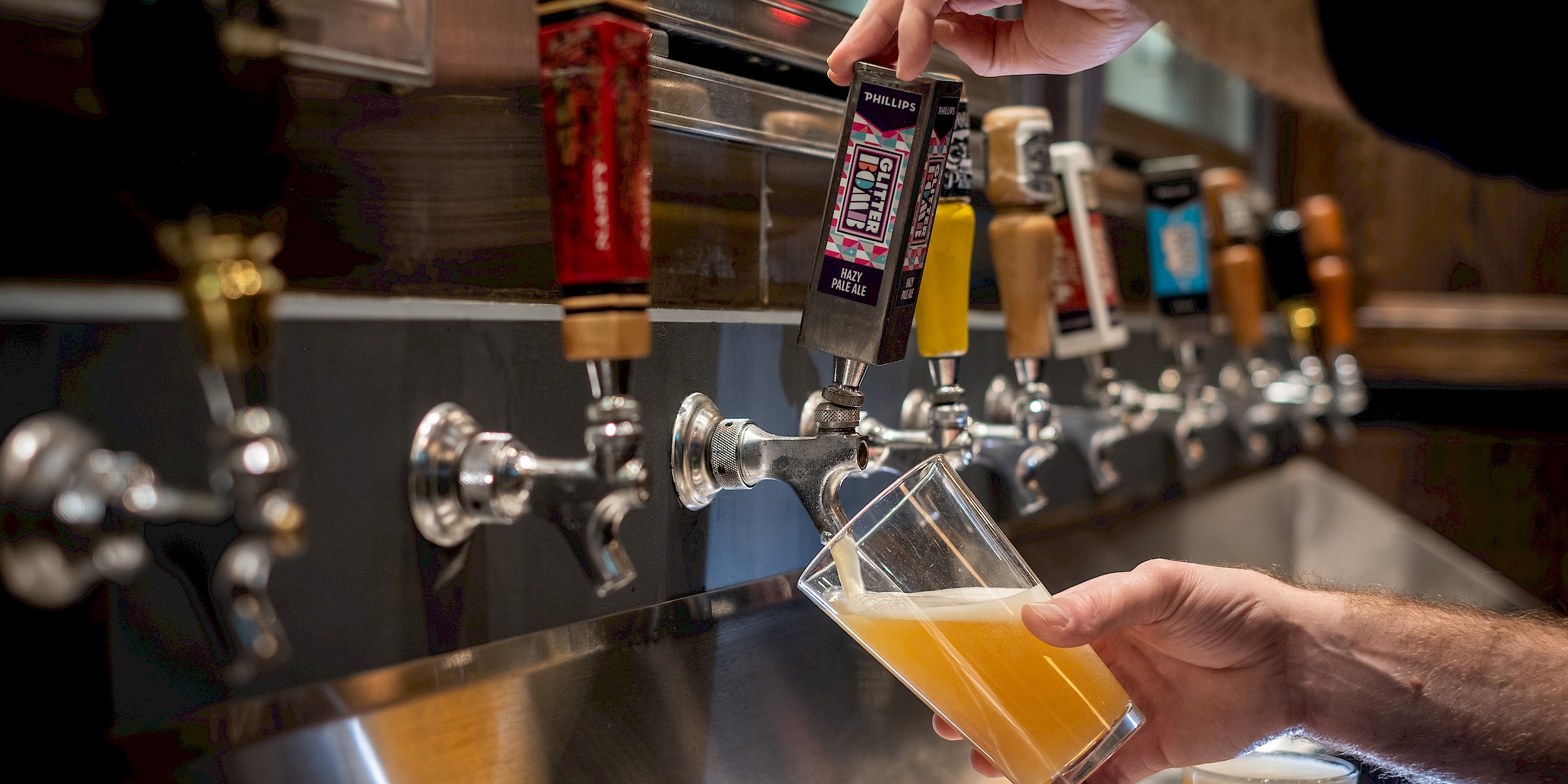 Draft, craft beer at The Waypoint Restaurant and Bar